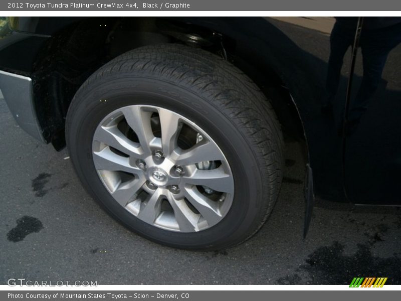 Black / Graphite 2012 Toyota Tundra Platinum CrewMax 4x4