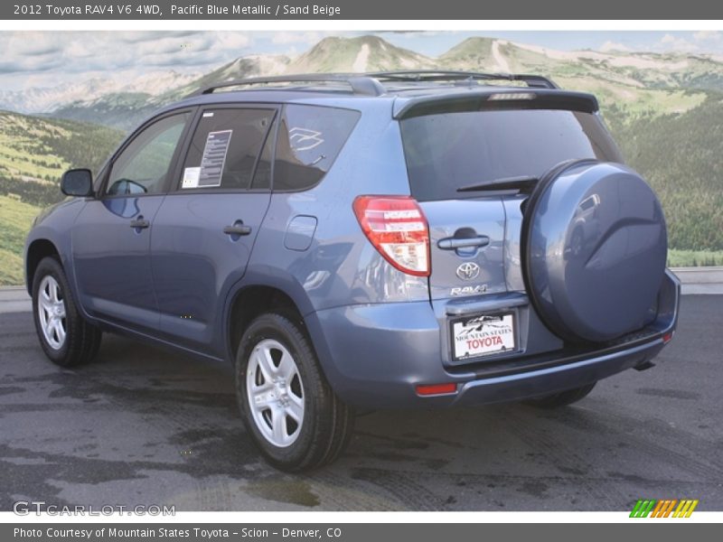 Pacific Blue Metallic / Sand Beige 2012 Toyota RAV4 V6 4WD