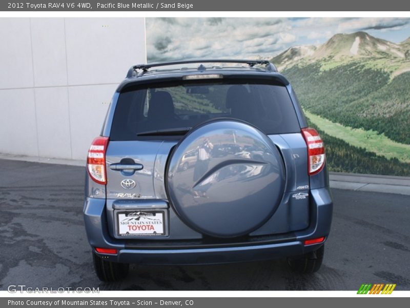 Pacific Blue Metallic / Sand Beige 2012 Toyota RAV4 V6 4WD