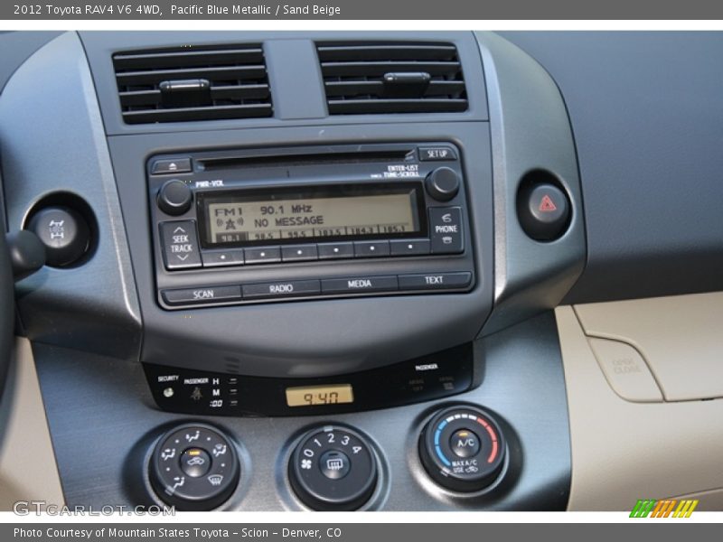 Pacific Blue Metallic / Sand Beige 2012 Toyota RAV4 V6 4WD