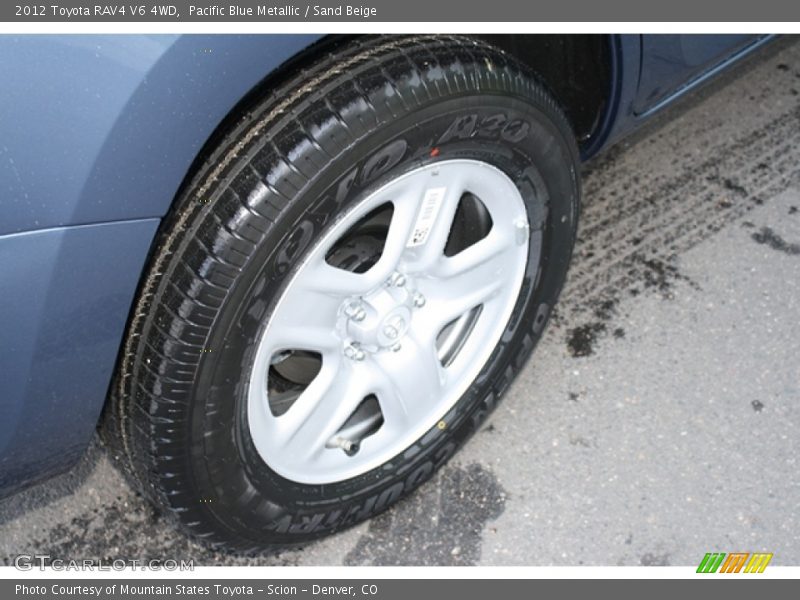 Pacific Blue Metallic / Sand Beige 2012 Toyota RAV4 V6 4WD