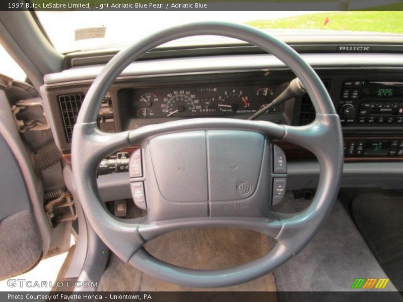 Light Adriatic Blue Pearl / Adriatic Blue 1997 Buick LeSabre Limited