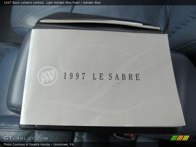 Light Adriatic Blue Pearl / Adriatic Blue 1997 Buick LeSabre Limited