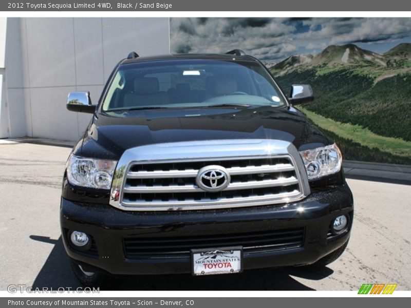 Black / Sand Beige 2012 Toyota Sequoia Limited 4WD