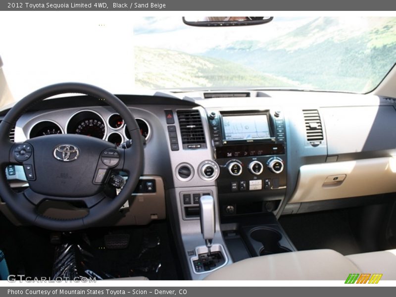 Black / Sand Beige 2012 Toyota Sequoia Limited 4WD
