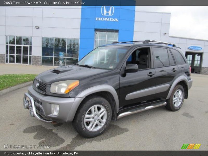 Graphite Gray Pearl / Gray 2003 Toyota RAV4 4WD