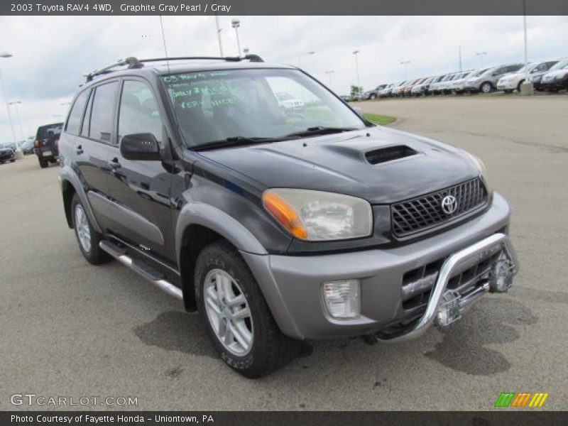 Graphite Gray Pearl / Gray 2003 Toyota RAV4 4WD