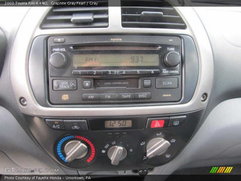 Graphite Gray Pearl / Gray 2003 Toyota RAV4 4WD