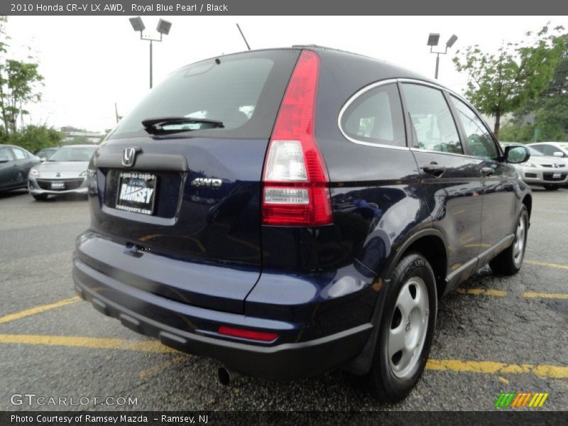 Royal Blue Pearl / Black 2010 Honda CR-V LX AWD