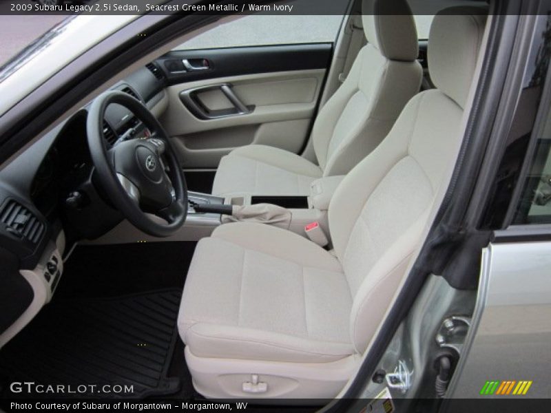 Seacrest Green Metallic / Warm Ivory 2009 Subaru Legacy 2.5i Sedan
