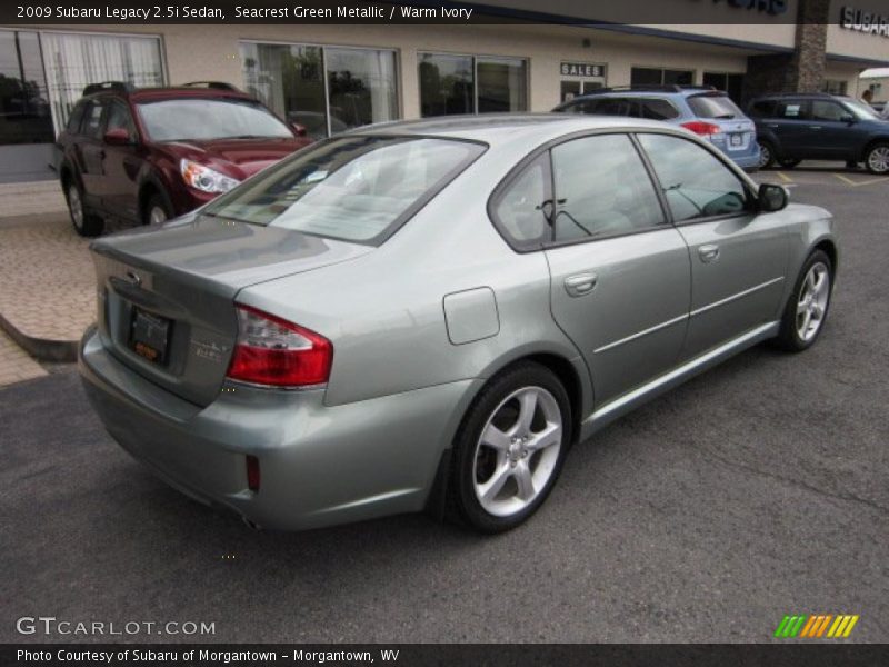 Seacrest Green Metallic / Warm Ivory 2009 Subaru Legacy 2.5i Sedan