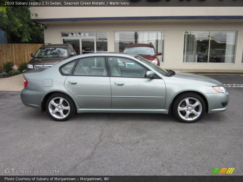Seacrest Green Metallic / Warm Ivory 2009 Subaru Legacy 2.5i Sedan