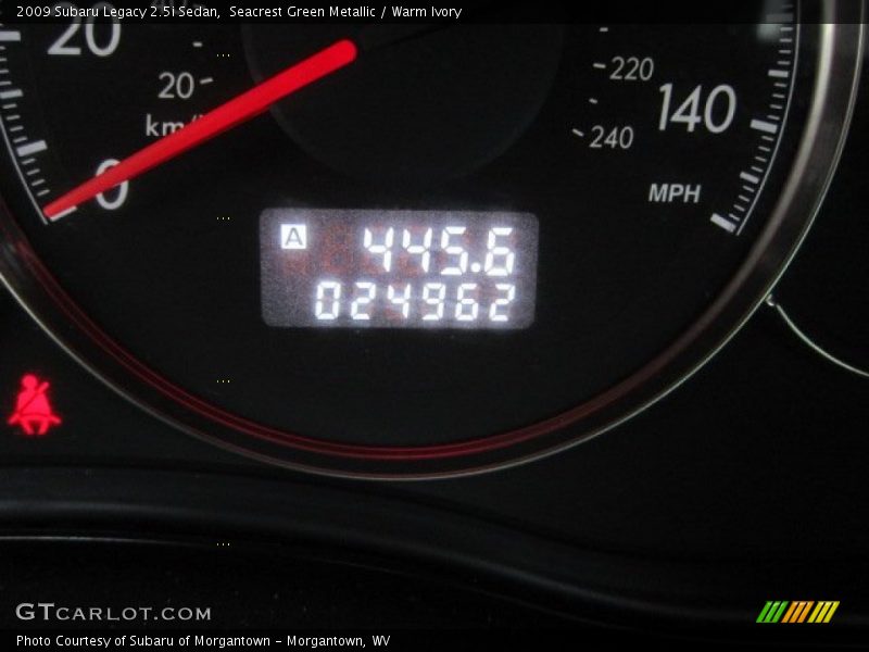 Seacrest Green Metallic / Warm Ivory 2009 Subaru Legacy 2.5i Sedan