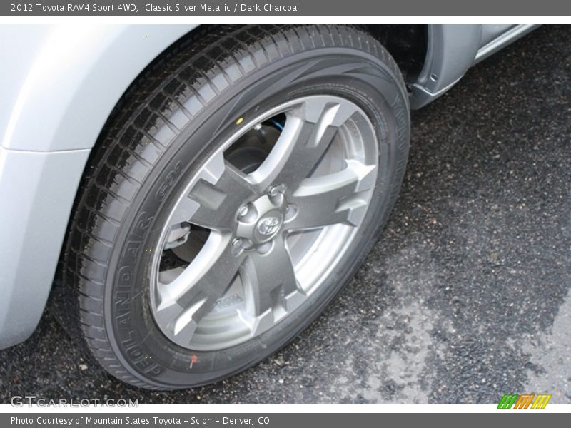 Classic Silver Metallic / Dark Charcoal 2012 Toyota RAV4 Sport 4WD