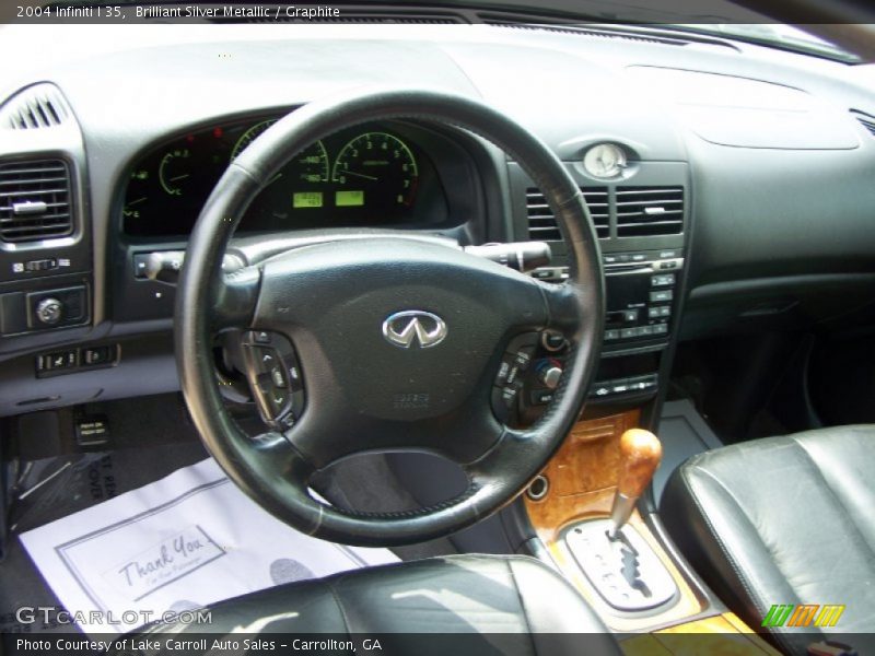 Brilliant Silver Metallic / Graphite 2004 Infiniti I 35
