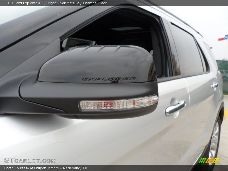 Ingot Silver Metallic / Charcoal Black 2013 Ford Explorer XLT