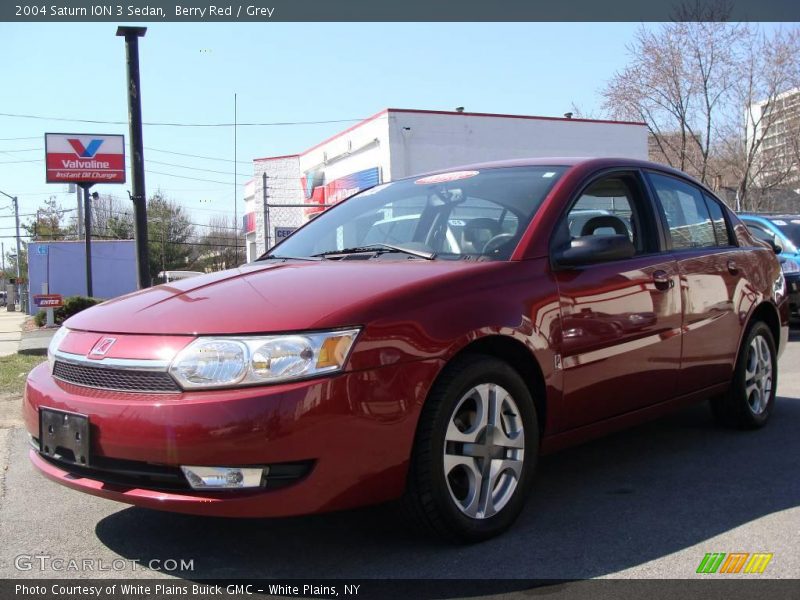 Berry Red / Grey 2004 Saturn ION 3 Sedan