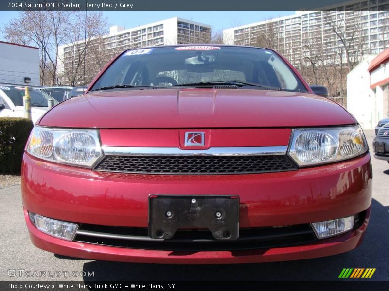 Berry Red / Grey 2004 Saturn ION 3 Sedan