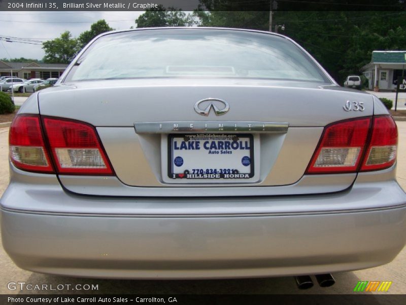 Brilliant Silver Metallic / Graphite 2004 Infiniti I 35