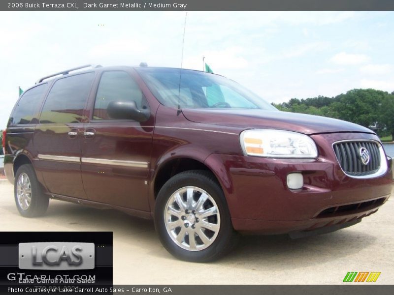 Dark Garnet Metallic / Medium Gray 2006 Buick Terraza CXL