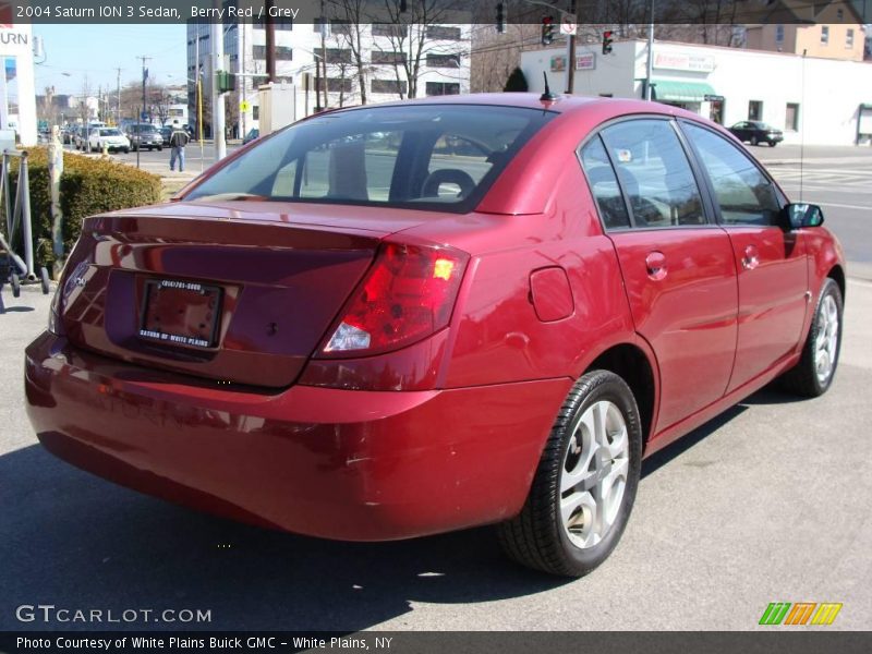 Berry Red / Grey 2004 Saturn ION 3 Sedan