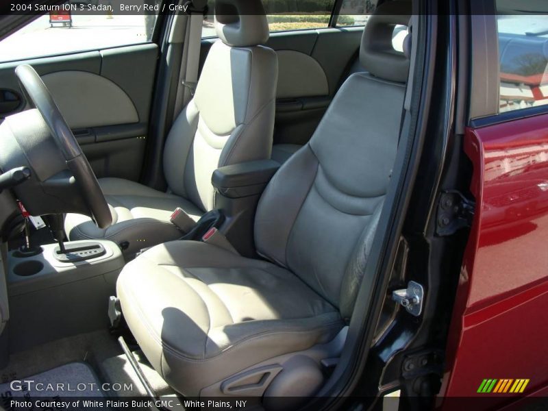 Berry Red / Grey 2004 Saturn ION 3 Sedan