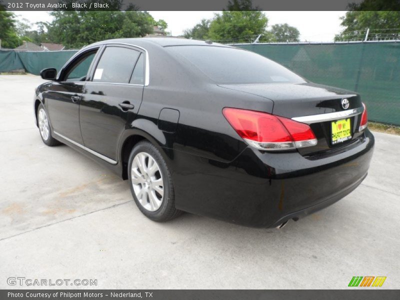 Black / Black 2012 Toyota Avalon