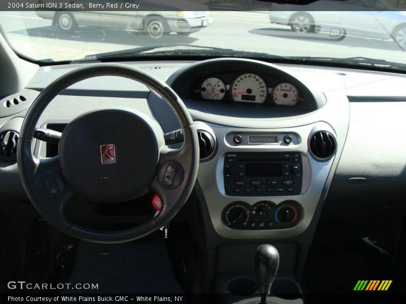 Berry Red / Grey 2004 Saturn ION 3 Sedan