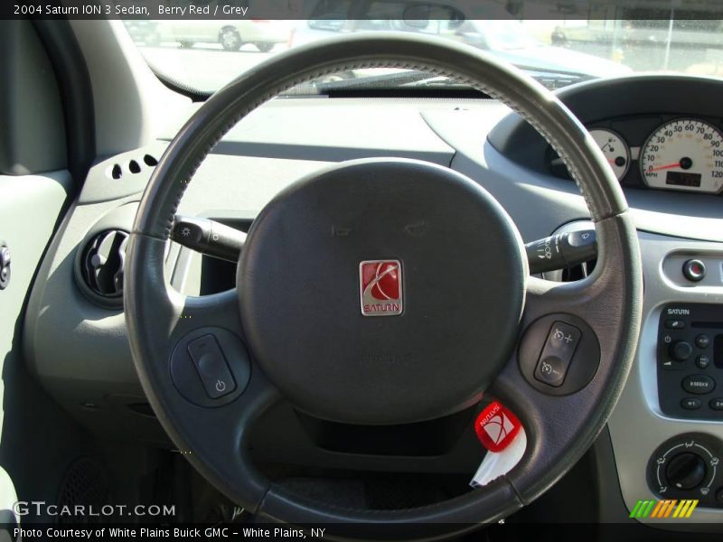 Berry Red / Grey 2004 Saturn ION 3 Sedan