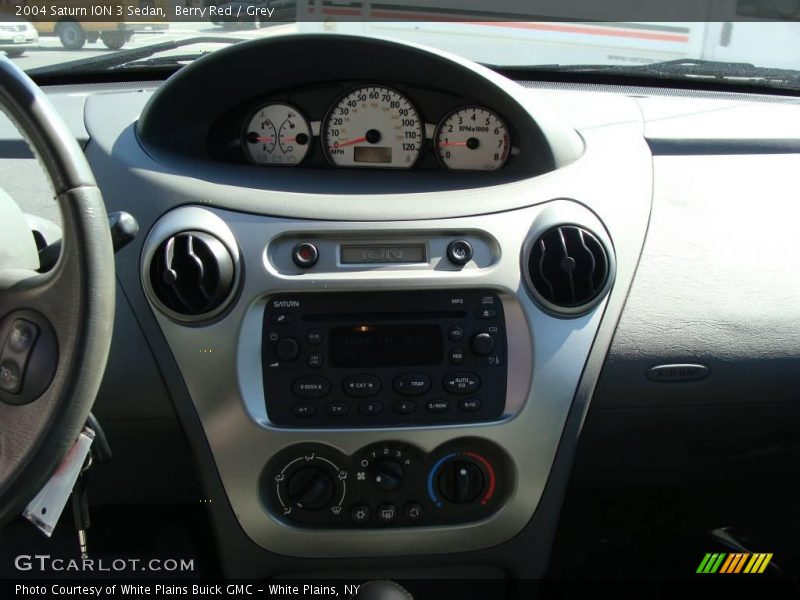 Berry Red / Grey 2004 Saturn ION 3 Sedan
