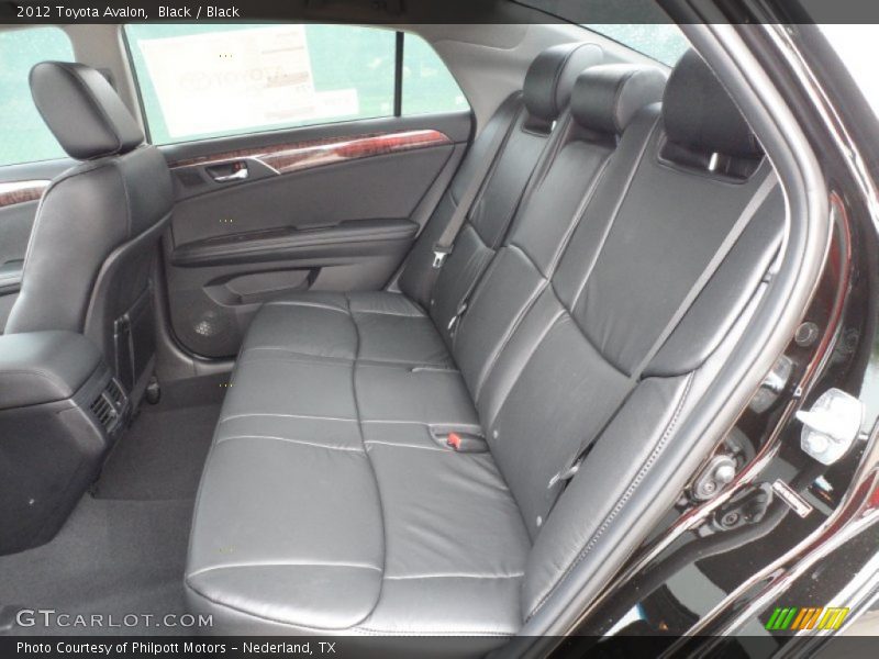 Black / Black 2012 Toyota Avalon