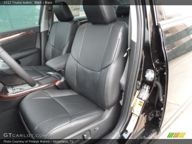 Black / Black 2012 Toyota Avalon