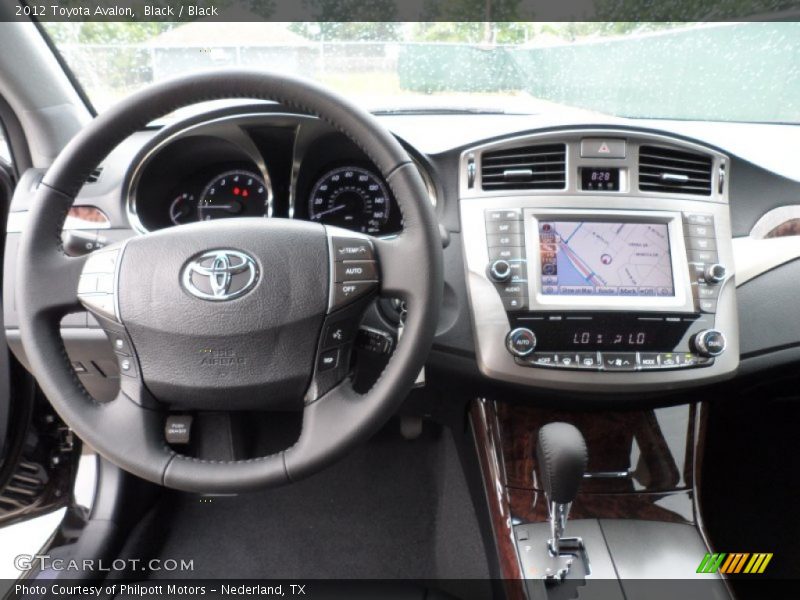 Black / Black 2012 Toyota Avalon