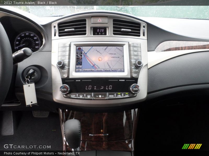 Black / Black 2012 Toyota Avalon
