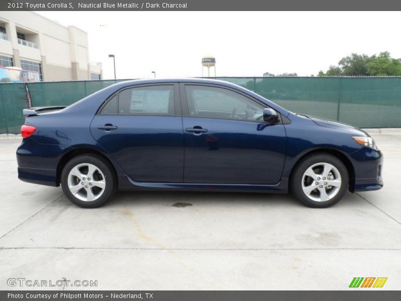 Nautical Blue Metallic / Dark Charcoal 2012 Toyota Corolla S