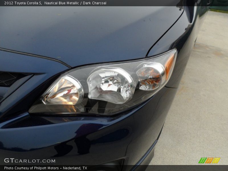 Nautical Blue Metallic / Dark Charcoal 2012 Toyota Corolla S
