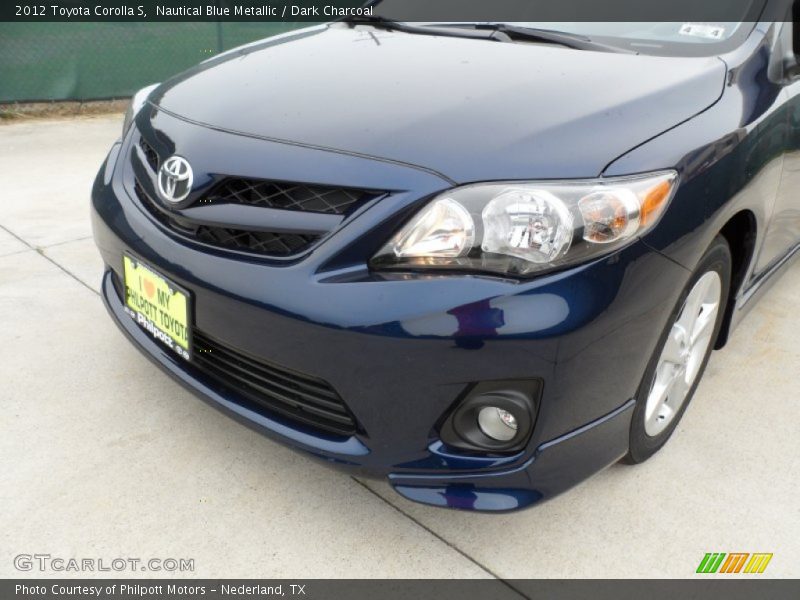 Nautical Blue Metallic / Dark Charcoal 2012 Toyota Corolla S