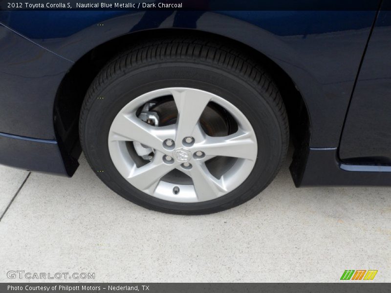 Nautical Blue Metallic / Dark Charcoal 2012 Toyota Corolla S
