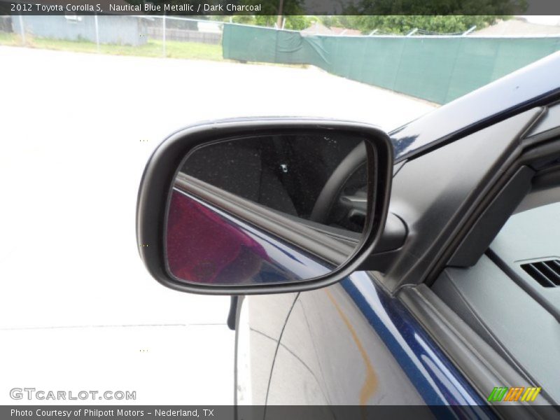 Nautical Blue Metallic / Dark Charcoal 2012 Toyota Corolla S