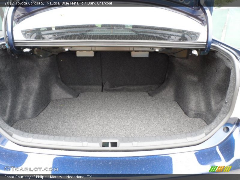Nautical Blue Metallic / Dark Charcoal 2012 Toyota Corolla S