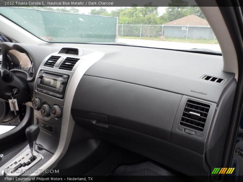 Nautical Blue Metallic / Dark Charcoal 2012 Toyota Corolla S