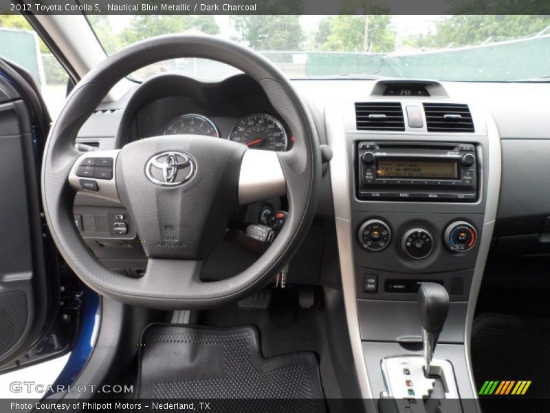 Nautical Blue Metallic / Dark Charcoal 2012 Toyota Corolla S