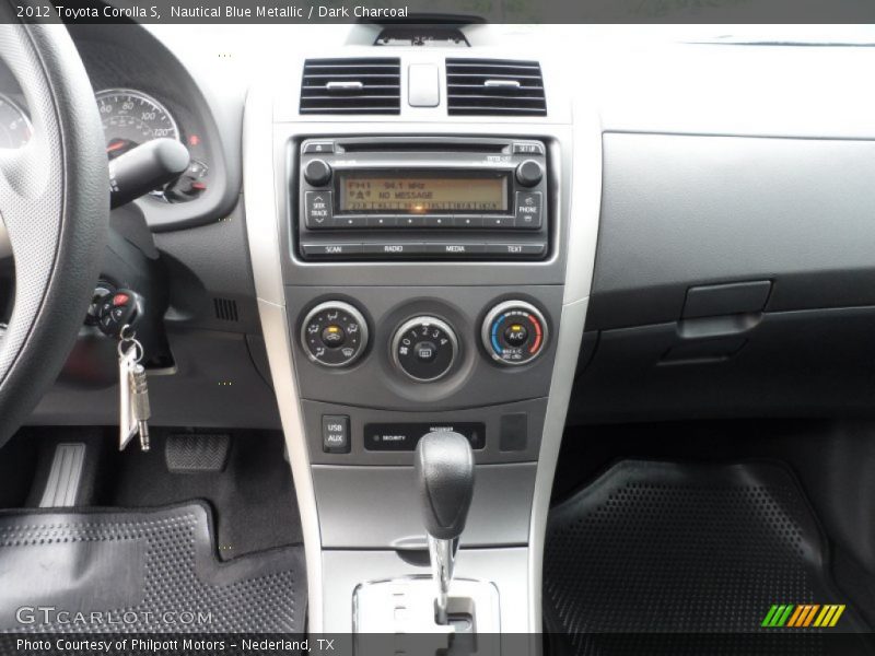 Nautical Blue Metallic / Dark Charcoal 2012 Toyota Corolla S
