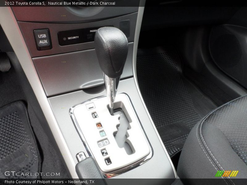 Nautical Blue Metallic / Dark Charcoal 2012 Toyota Corolla S
