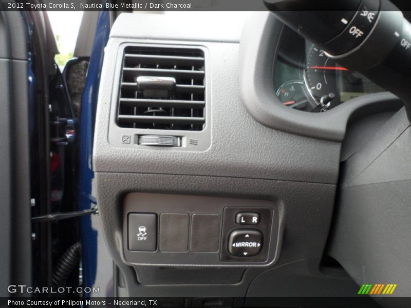 Nautical Blue Metallic / Dark Charcoal 2012 Toyota Corolla S