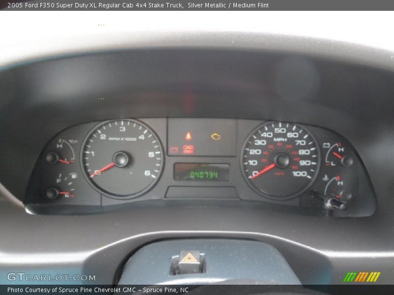  2005 F350 Super Duty XL Regular Cab 4x4 Stake Truck XL Regular Cab 4x4 Stake Truck Gauges