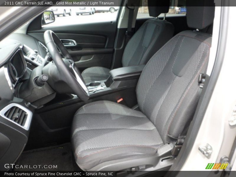 Gold Mist Metallic / Light Titanium 2011 GMC Terrain SLE AWD