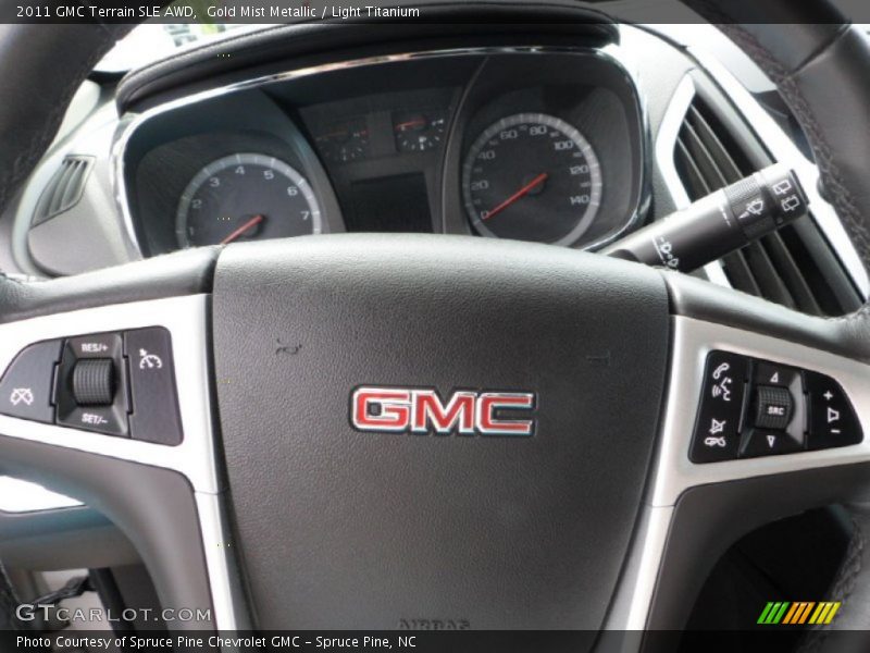 Gold Mist Metallic / Light Titanium 2011 GMC Terrain SLE AWD