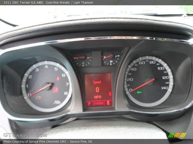 Gold Mist Metallic / Light Titanium 2011 GMC Terrain SLE AWD