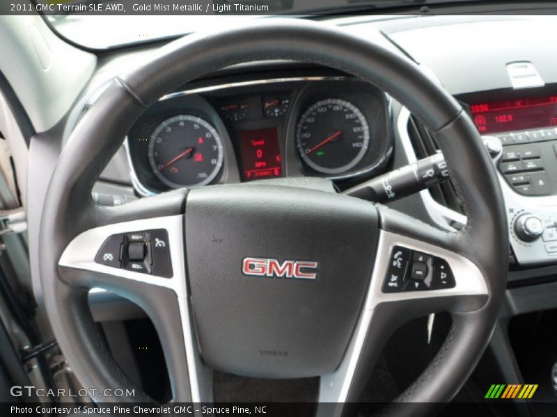 Gold Mist Metallic / Light Titanium 2011 GMC Terrain SLE AWD